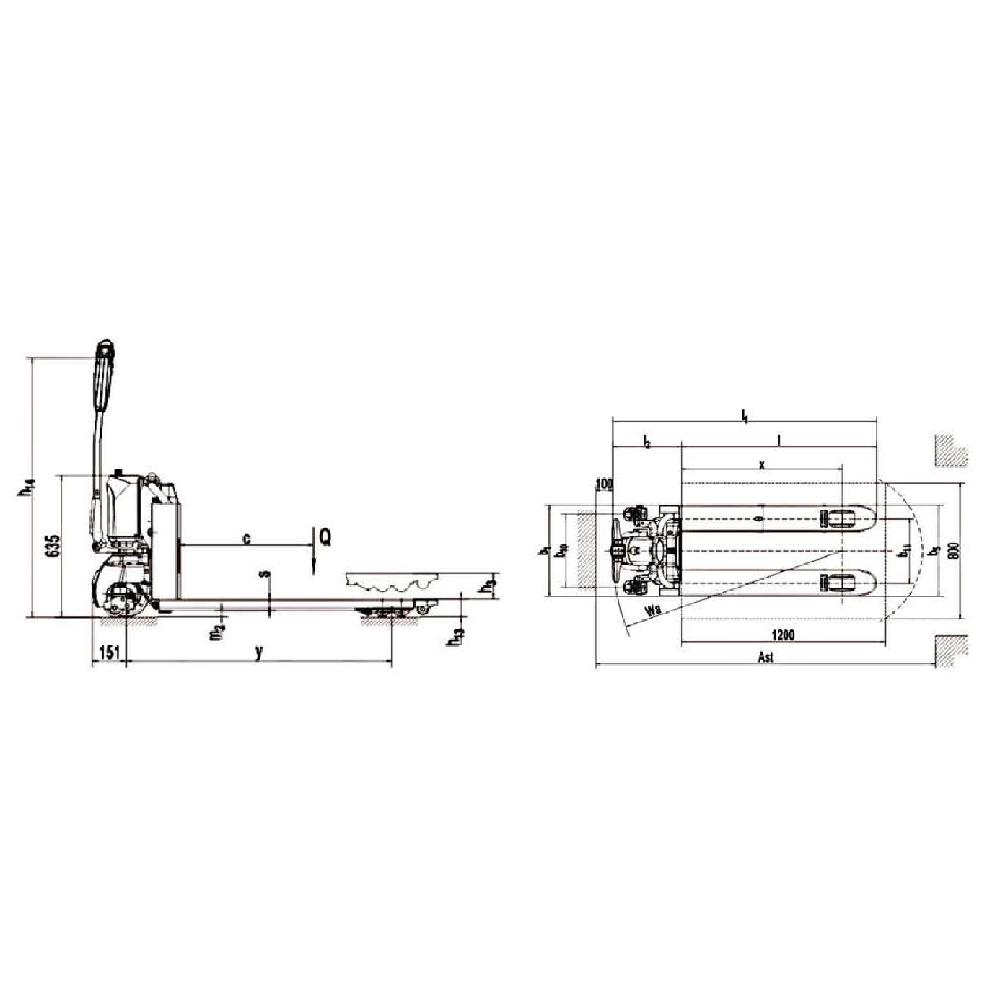 Hydraulic Semi Electric Pallet Truck