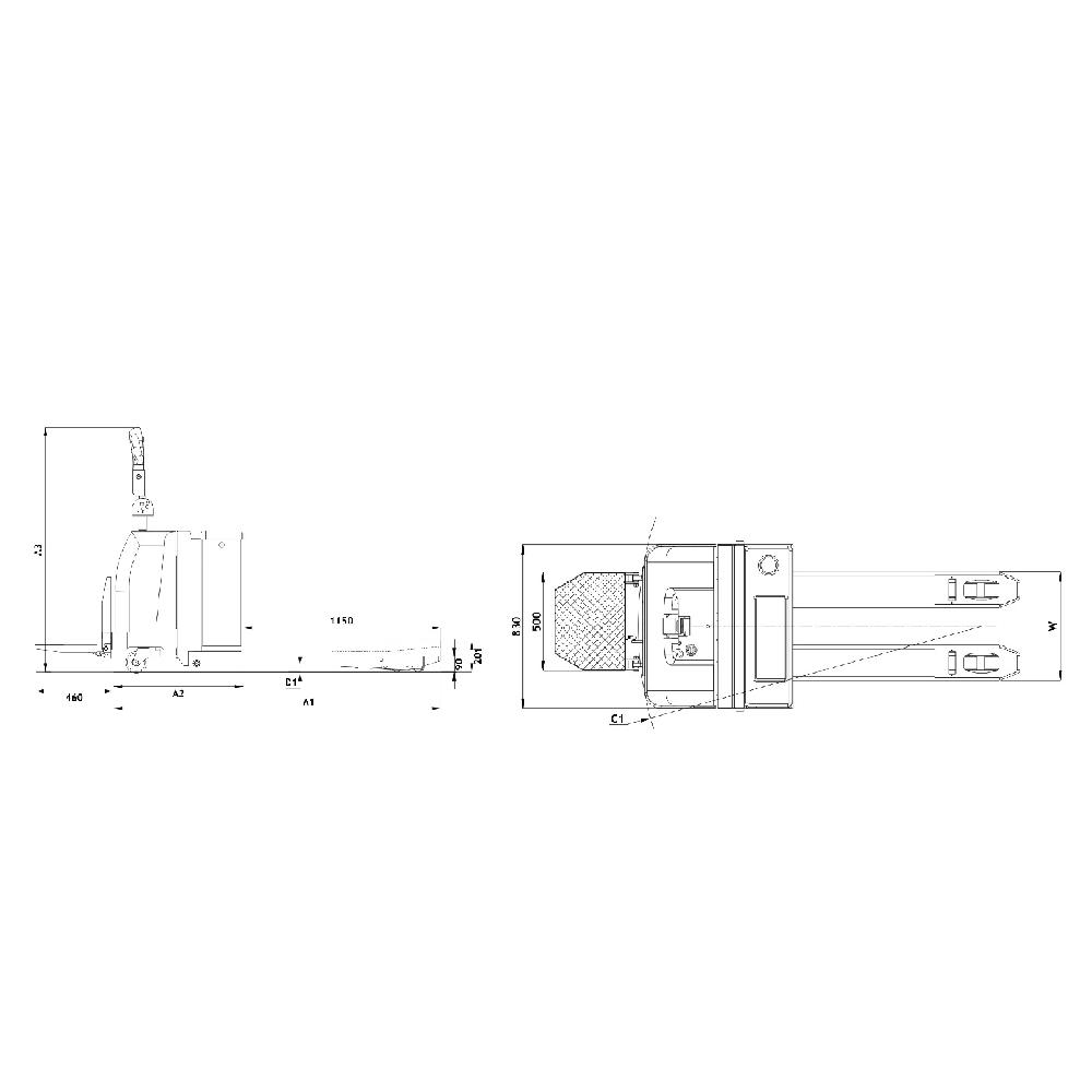 Hydraulic Battery Powered Pallet Truck