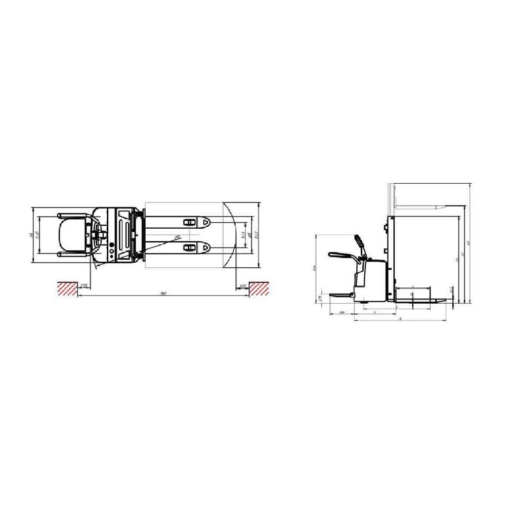 Hydraulic Fully Electric Stacker