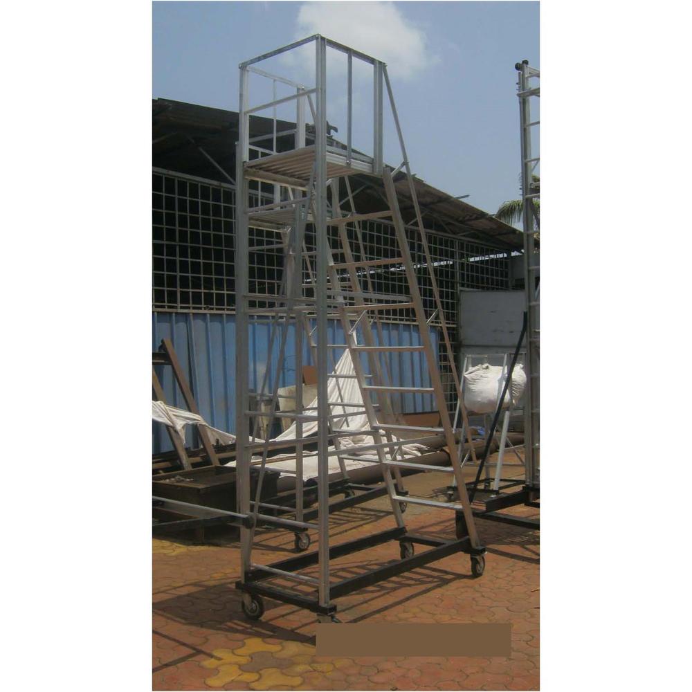 Aluminium Trolley Step Ladder