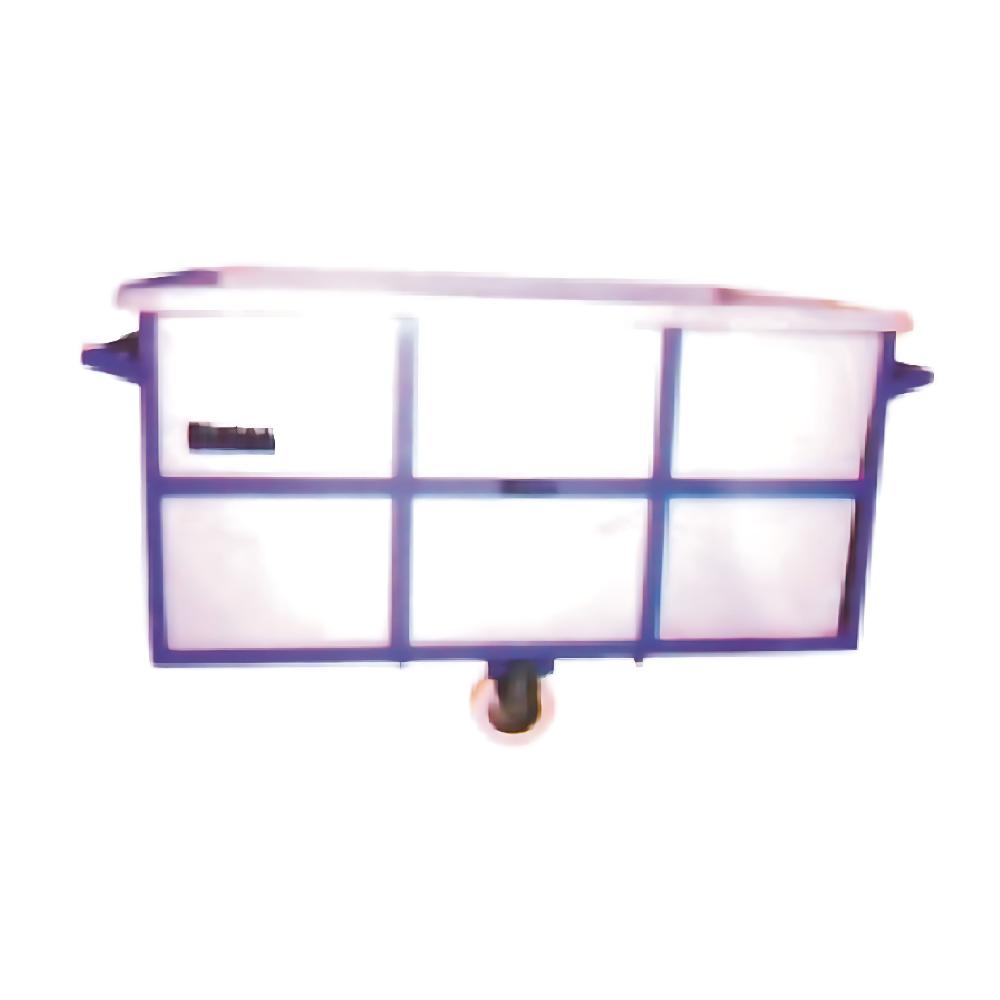 Basket Trolley With Plastic Container